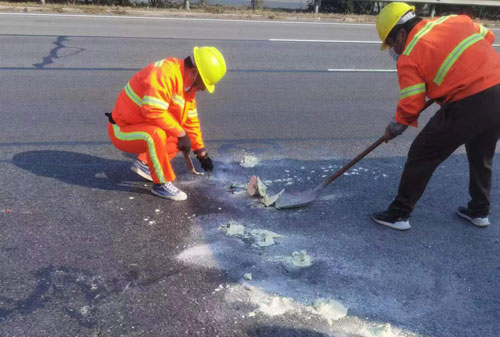 当阳公路下沉注浆加固